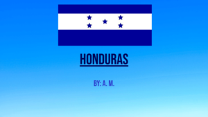 front page of Honduras report